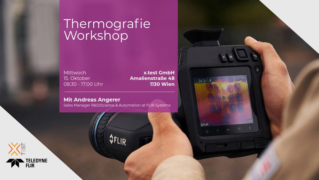 FLIR Workshop – Sehen, was sonst verborgen bleibt