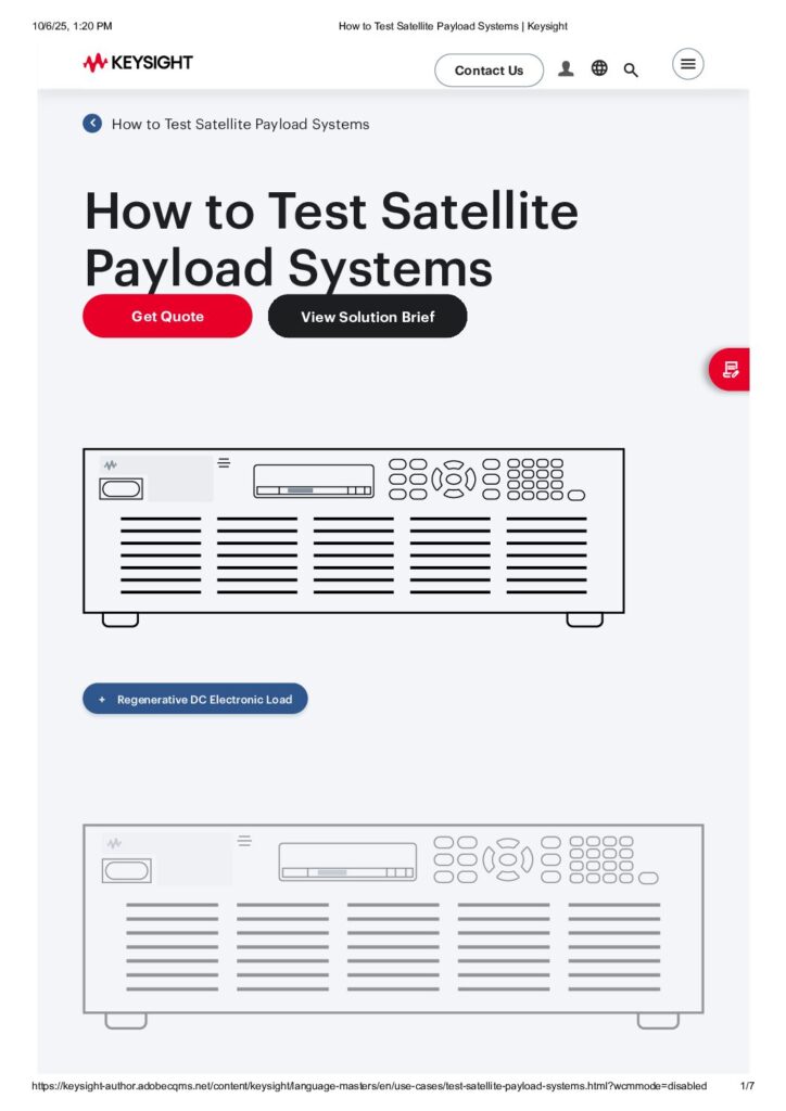 How to Test Satellite Payload Systems _ Keysight