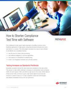 How to Shorten Compliance Test Time with Software